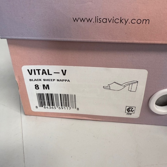 Lisa Vicky Women’s Slip On Heel Vital Black Sheep Size 8 - Picture 6 of 6